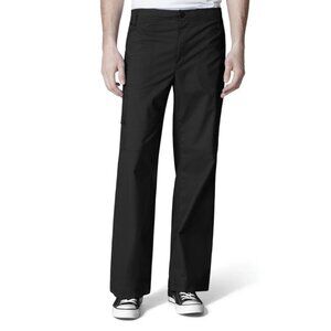 WonderWink 5618 Men's WonderFLEX Loyal Utility Scrub Pant Black